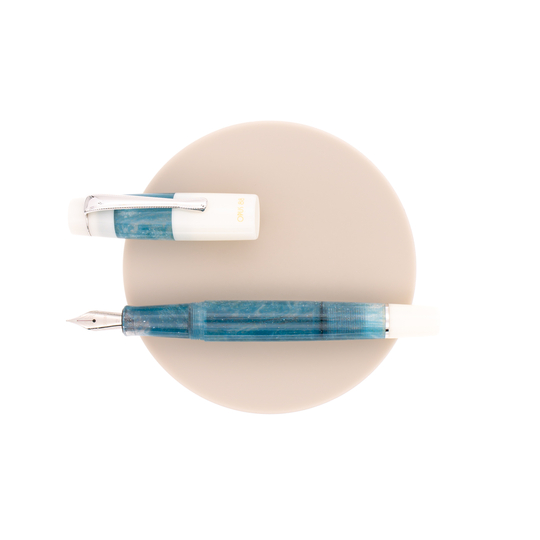 Opus 88 Koloro Fountain Pen White & Blue
