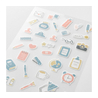 Midori Midori Sticker Two Sheets Adesivi Decorativi Stationery