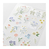 Midori Midori Sticker Two Sheets Adesivi Decorativi Flower