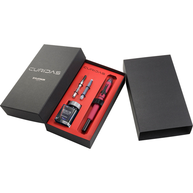 Platinum Platinum Curidas Fountain Pen Matte Red