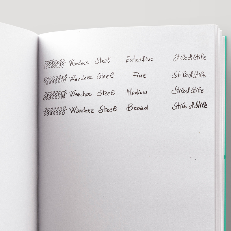 Wancher Wancher Dream Pen True Ebonite Fountain Pen Matt Black & Rhodium