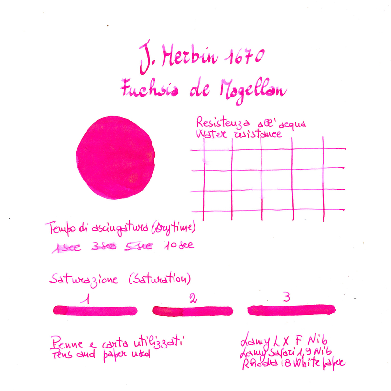 J. Herbin Herbin 1670 Fuchsia de Magellan Inchiostro 50 ml