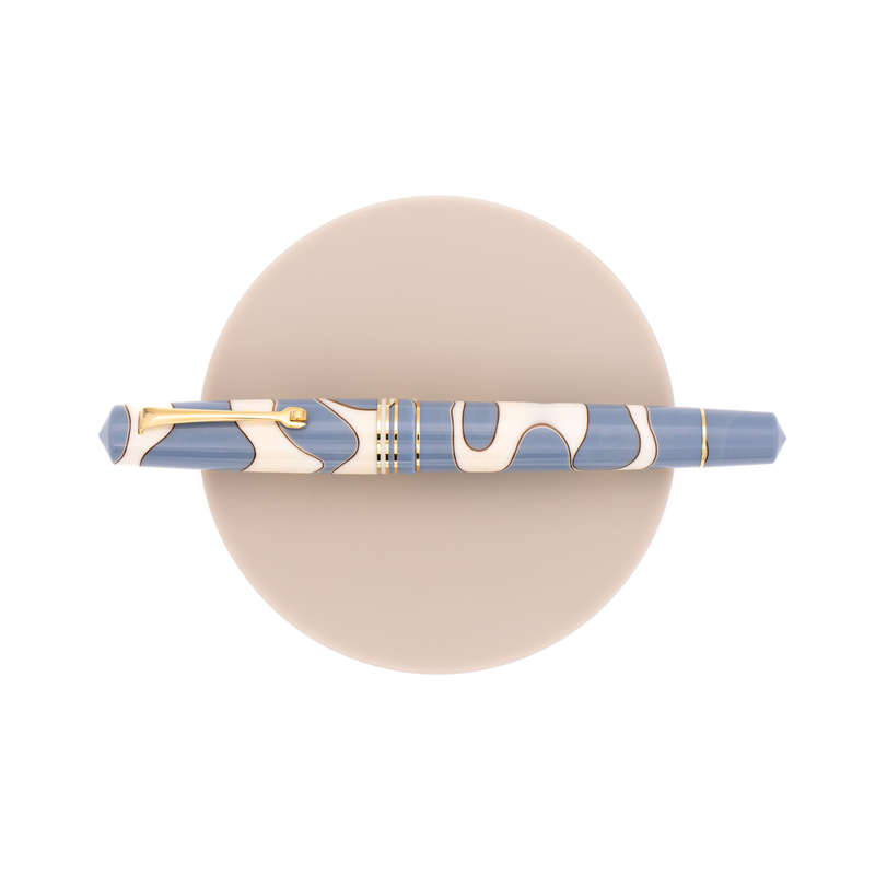 Leonardo Officina Italiana Leonardo Momento Zero Fountain Pen Nuvola & Gold 14k