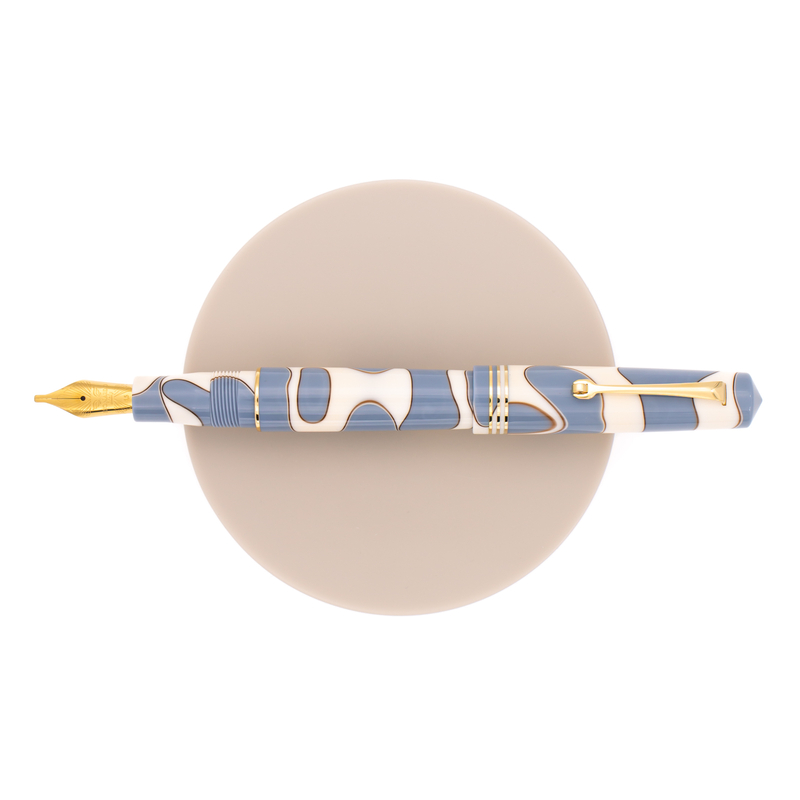 Leonardo Officina Italiana Leonardo Momento Zero Fountain Pen Nuvola & Gold