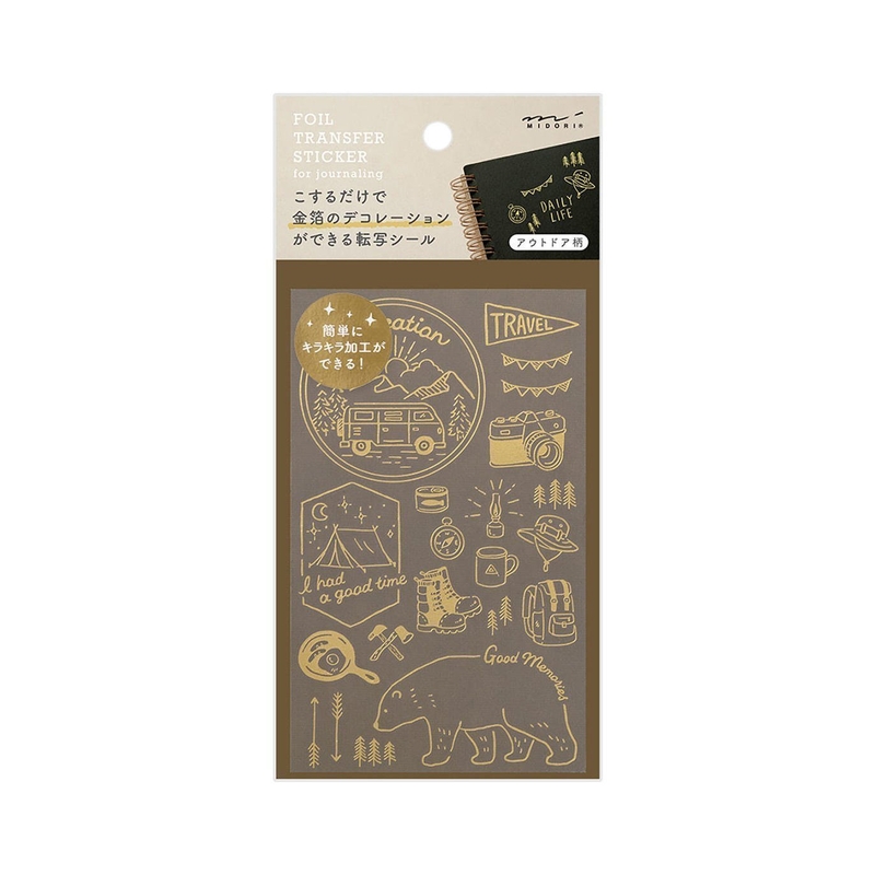 Midori Midori Foil Transfer Sticker Outdoor