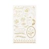 Midori Midori Foil Transfer Sticker Happy Motifs for Record