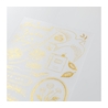 Midori Midori Foil Transfer Sticker Happy Motifs for Record