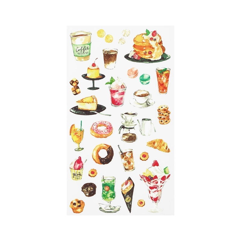 Midori Midori Transfer Sticker Snacks