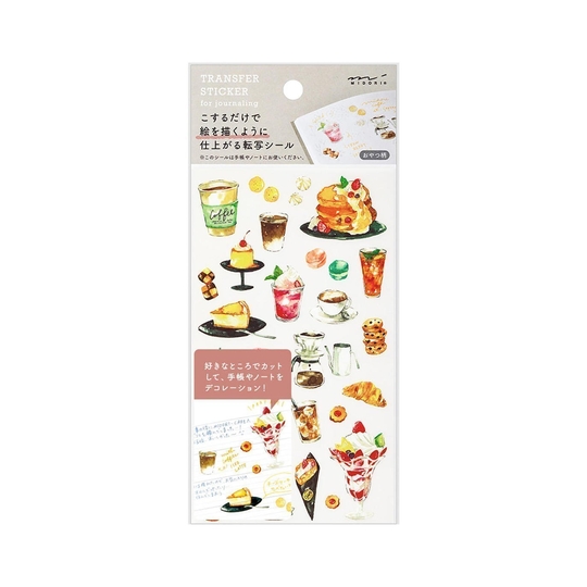 Midori Transfer Sticker Adesivi Snacks