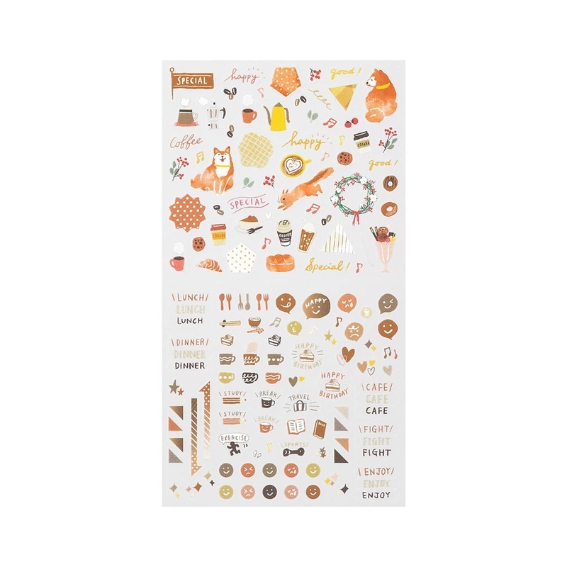 Midori Midori Color Sticker Brown