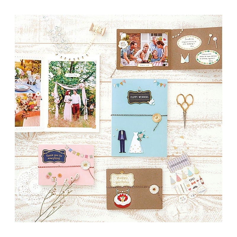 Midori Midori Paper Craft Museum Adesivi Decorativi Compleanno