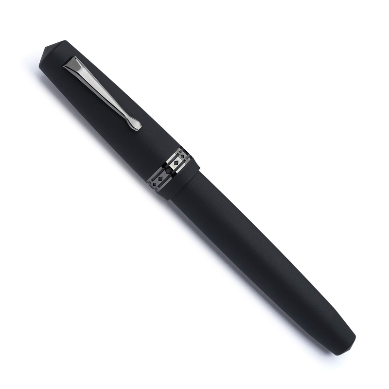 Radius Radius Settimo Penna Stilografica Nero Satinato & Rutenio