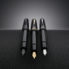 Radius Radius Settimo Penna Stilografica Nero Lucido & Rodio