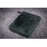 Galen Leather Galen Leather Portapenne in Pelle 10 Posti con Notebook A5 Crazy Horse Forest Green