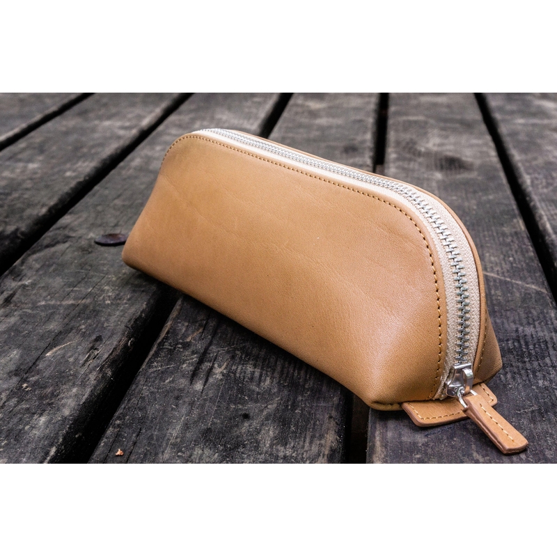 Galen Leather Galen Leather XLarge Zipper Pencil Case Undyed Leather