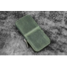 Galen Leather Galen Leather Magnum Opus 3 Slots Pen Case Crazy Horse Forest Green