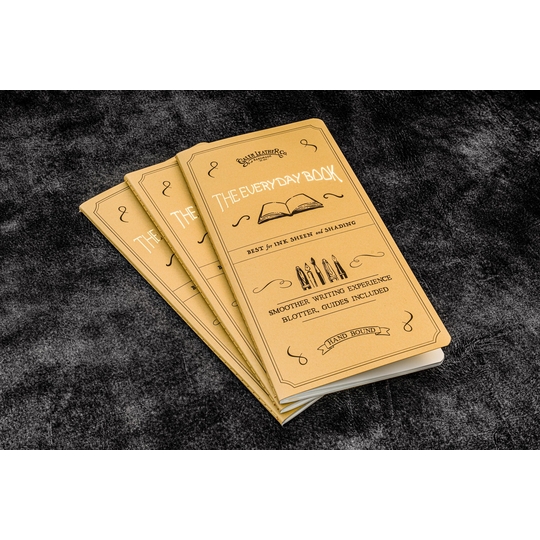 Galen Leather Everyday Book Set di 3 Quaderni Regular Size Carta Tomoe River