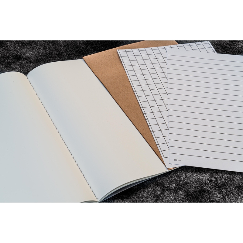 Galen Leather Galen Leather Everyday Book Set di 3 Quaderni Pocket Size Carta Tomoe River