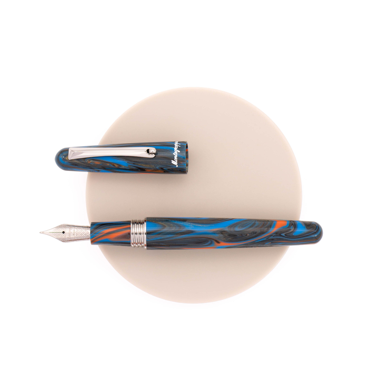 Montegrappa Montegrappa Elmo 01 Penna Stilografica Peacock Blue Edizione Speciale
