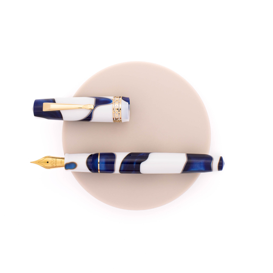Radius Settimo Penna Stilografica Cielo Blu & Oro