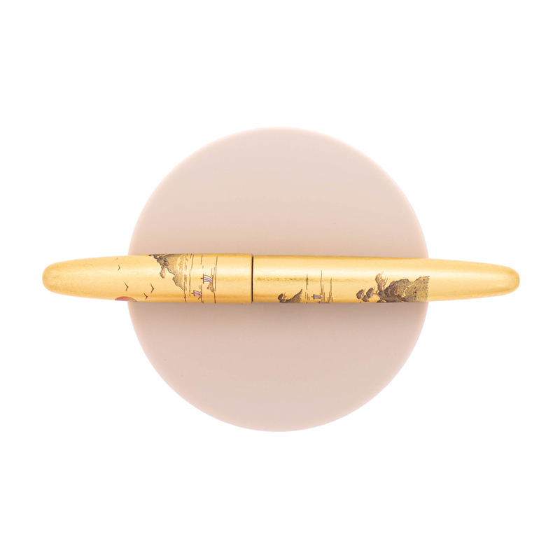 Wancher Wancher Dream Pen Rising Sun Maki-e Fountain Pen Sansui