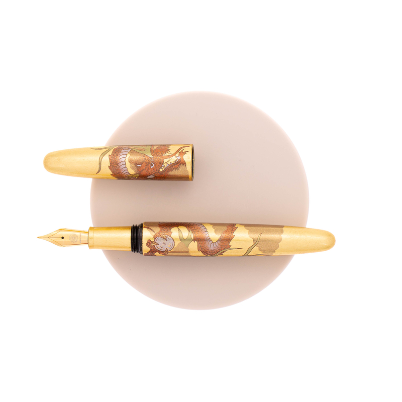 Wancher Wancher Dream Pen Rising Sun Maki-e Penna Stilografica Dragon
