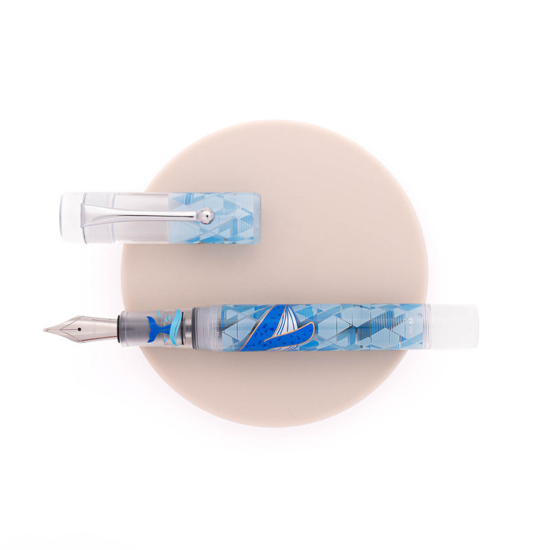 Opus 88 Opus 88 Demonstrator Fountain Pen Blue Whale