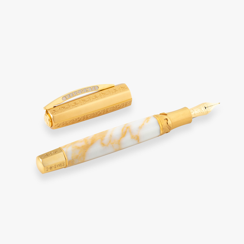 Visconti Visconti Il Magnifico Fountain Pen Calacatta Gold Limited Edition