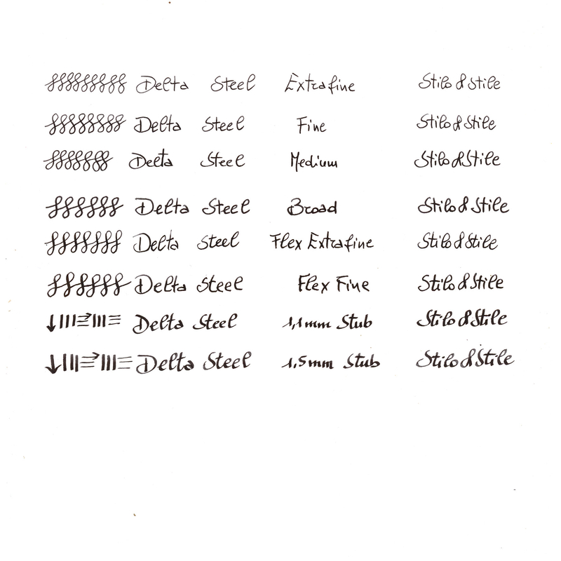 Delta Delta Write Balance Penna Stilografica Nera & Oro