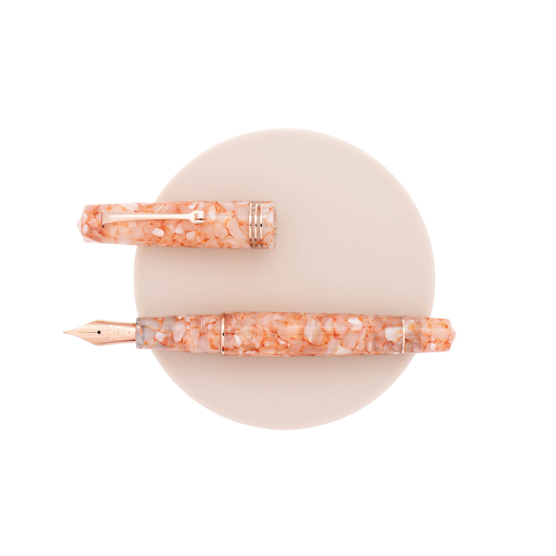 Leonardo Officina Italiana Leonardo Momento Zero Penna Stilografica Angel Skin & Oro Rosa