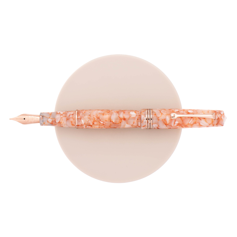 Leonardo Officina Italiana Leonardo Momento Zero Fountain Pen Angel Skin & Rose Gold