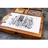 Galen Leather Galen Leather Sketchbox in Legno di Noce