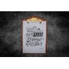 Galen Leather Galen Leather Wooden A4 Clipboard Mahogany
