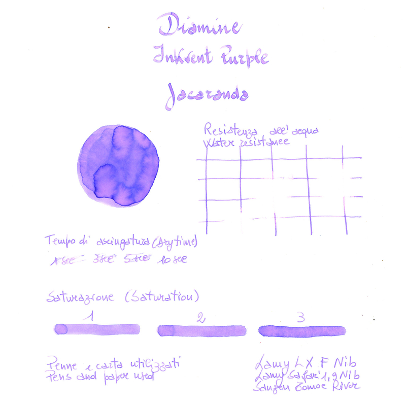 Diamine Diamine Inkvent Jacaranda Ink Bottle 50 ml Purple Edition