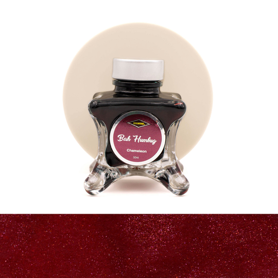 Diamine Inkvent Bah Humbug Ink Bottle 50 ml Purple Edition Chameleon