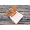 Galen Leather Galen Leather Slim Notebook Cover A5 Crazy Horse Honey Ochre