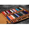 Galen Leather Galen Leather Collector Pen Case for 60 Kaweco Pens Crazy Horse Brown