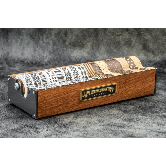 Galen Leather Multi Washi Tape Dispenser Mahogany