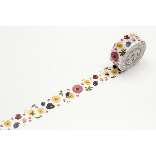MT for PACK Washi Tape Pressed Flowers