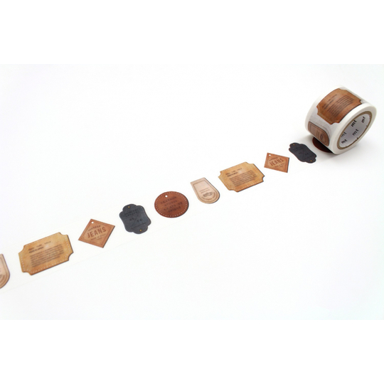 MT Ex Washi Tape Leather Tag