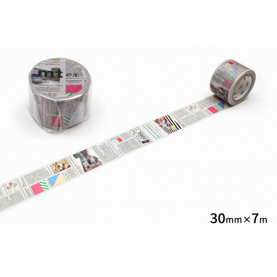 MT Ex Washi Tape English Newspaper
