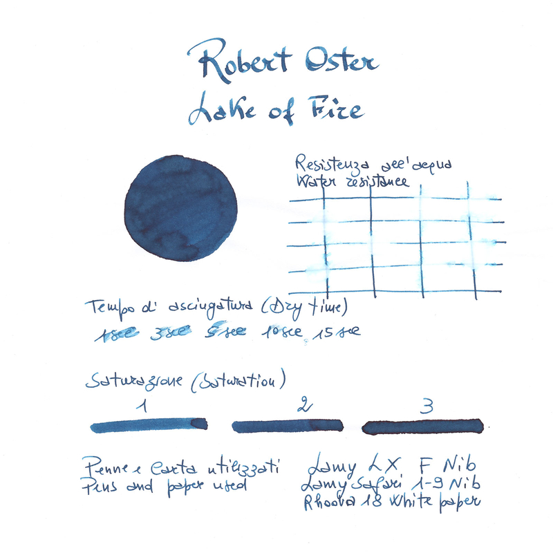 Robert Oster Lake of Fire Inchiostro 50 ml