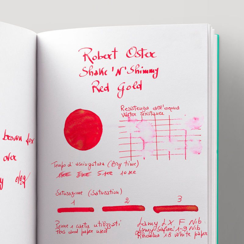 Robert Oster Shake 'N' Shimmy Red Gold Inchiostro 50 ml