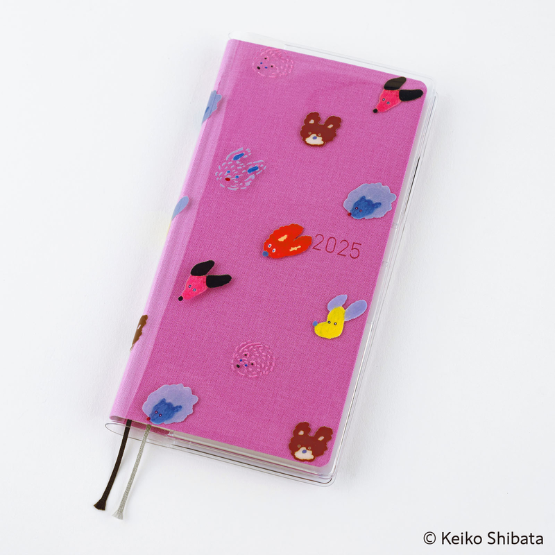 Hobonichi Hobonichi Cover on Cover Keiko Shibata: Dog Ears Fluttering in the Wind per Agende Settimanali