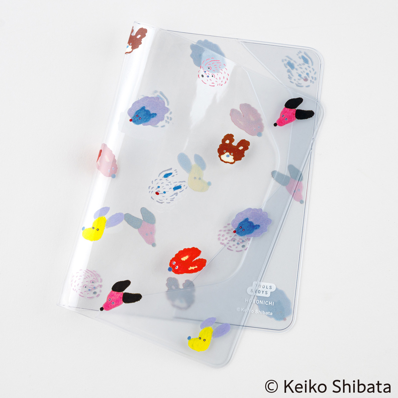Hobonichi Hobonichi Cover on Cover for A6 Size Keiko Shibata: Dog Ears Fluttering in the Wind