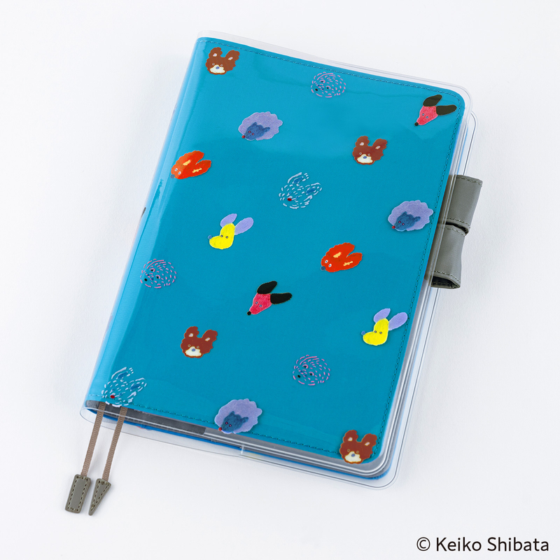 Hobonichi Hobonichi Cover on Cover for A5 Size Keiko Shibata: Dog Ears Fluttering in the Wind