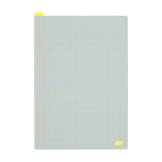 Hobonichi Pencil Board Ice Gray x Yellow Sottopagina per Cousin A5