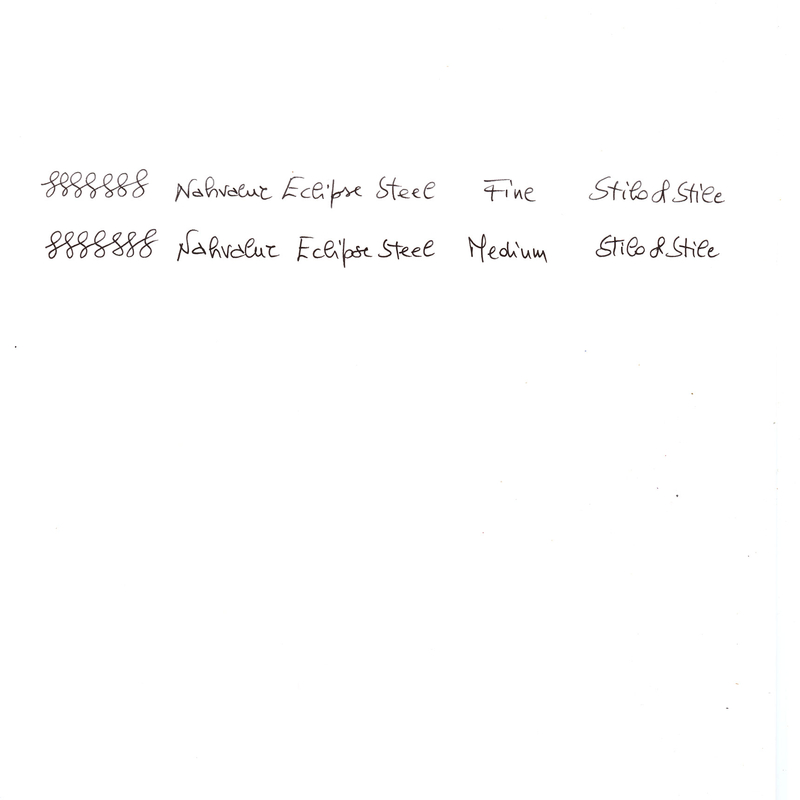 Nahvalur Nahvalur Eclipse Penna Stilografica Black Silver