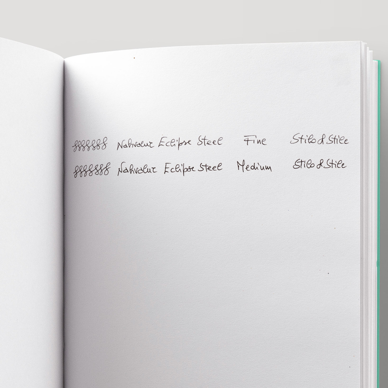 Nahvalur Nahvalur Eclipse Penna Stilografica Black Silver