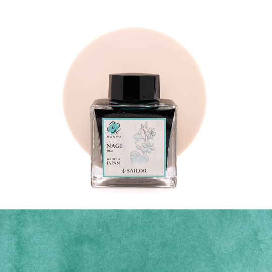 Sailor Manyo Nagi Ink Bottle 50 ml